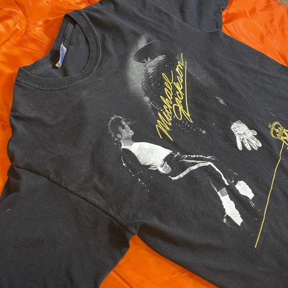 Vintage micheal jackson black  t shirt size meduim - Picture 5 of 5